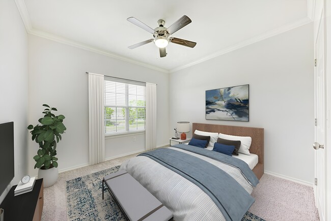 Renovated bedroom - Riverhorse Ranch Apartments I