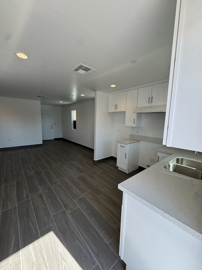 Kitchen + Living Space - 1128 Jefferson St Unit B