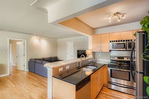 Living Room - 636 N Washington St Unit 102