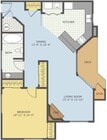 Pebble Beach | 963 Sq Ft.
