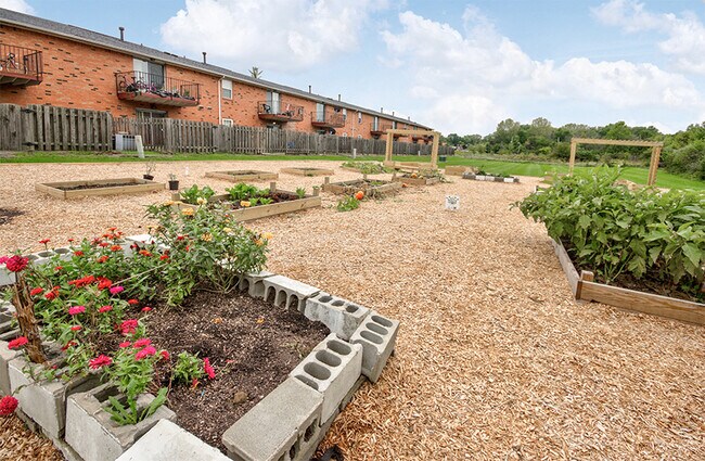 Jardín comunitario en Carriage House East - Carriage House East