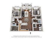 2BR, 2BA- 1170 SF- Pacesetter