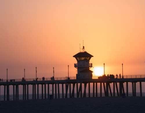 The Huntington Beach Pier