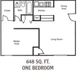 1BR/1BA