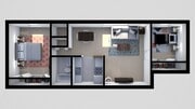 One bedroom with den