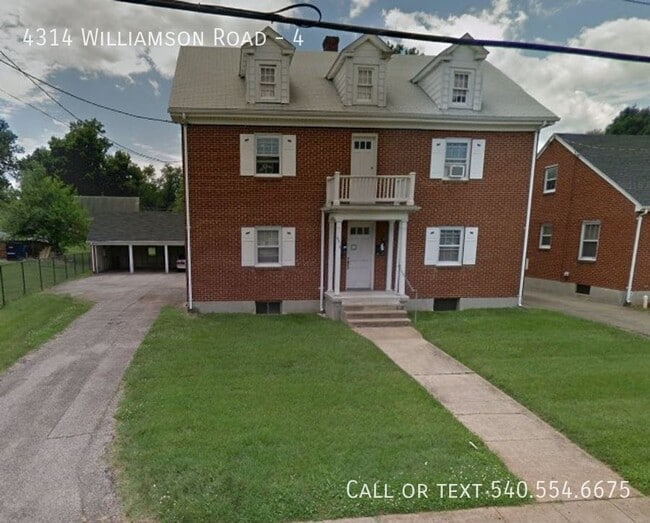 Building Photo - 4314 Williamson Rd Unit 4 Rental