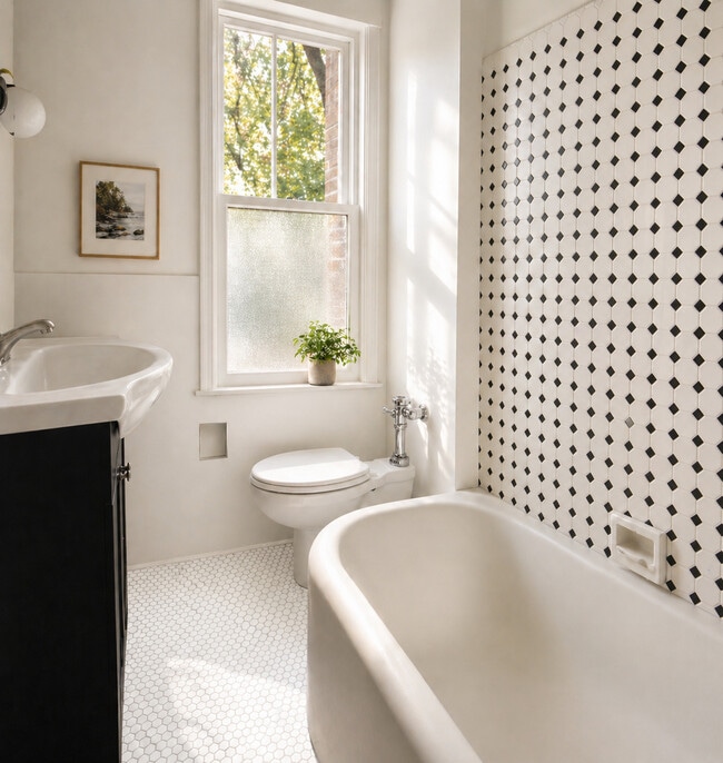 1BR, 1BA Bath