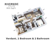Verdant 2x2 Floor Plan