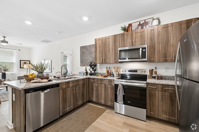 3BR, 2BA - 1,124SF - Kitchen