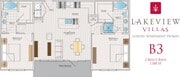 Lakeview Villas Floor Plan B3