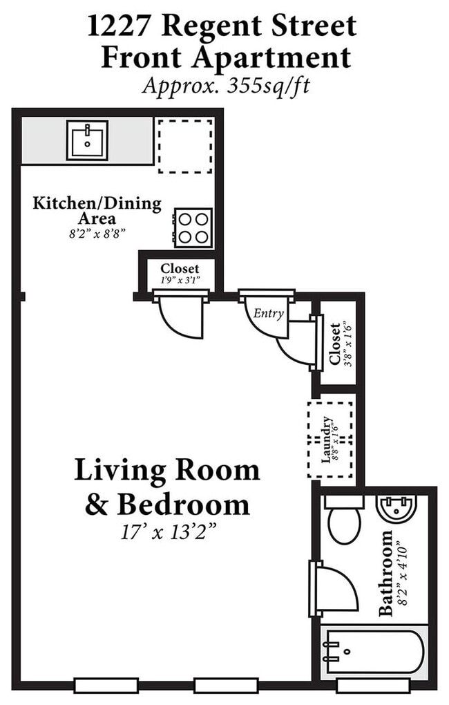 1227 Regent St Unit Front