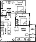 2BR/2BA