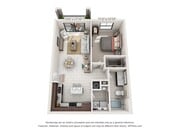 Malaga floor plan Solle Davie Luxury Apartments