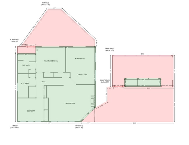Photo - Beautiful 2 Bedroom / 2 Bath Bungalow Next to Hidden Valley Golf Club with Large Private Patio, N...