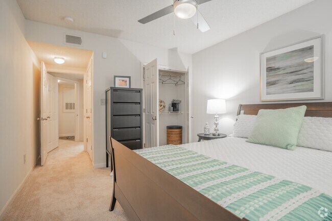 2BR, 2BA - 1,200SF - Second Bedroom