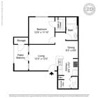 1BR/1BA