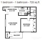 1 Bedroom 1 Bath