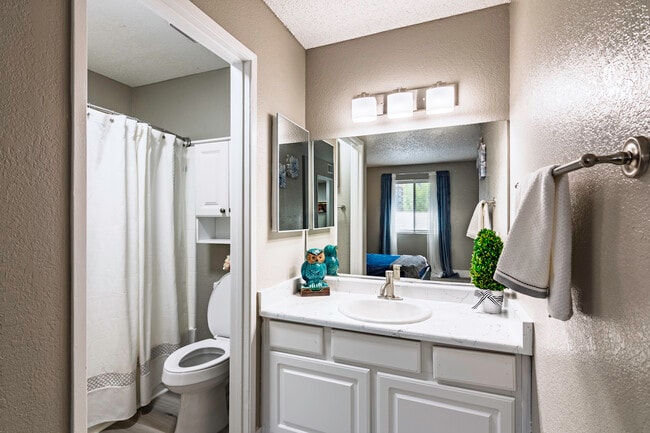 Two Bedroom Model Home Primary Bathroom