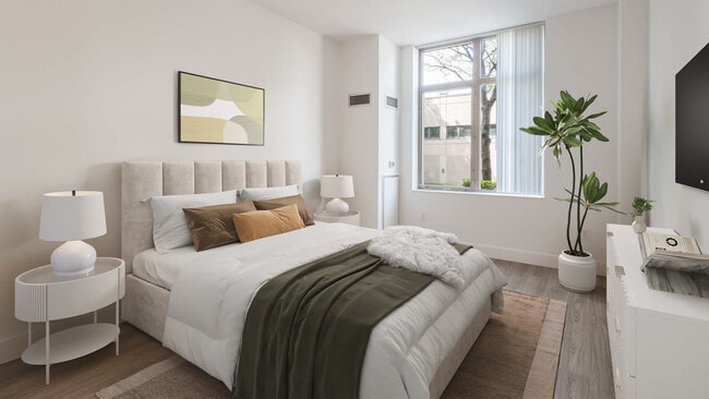 Bedroom with Hard Surface Flooring