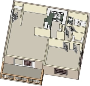 1BR/1BA - One Bedroom