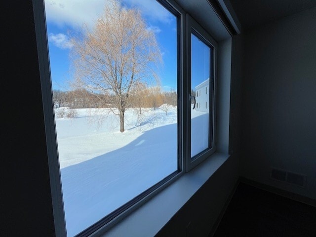 Front view (winter) - Edgewater Village