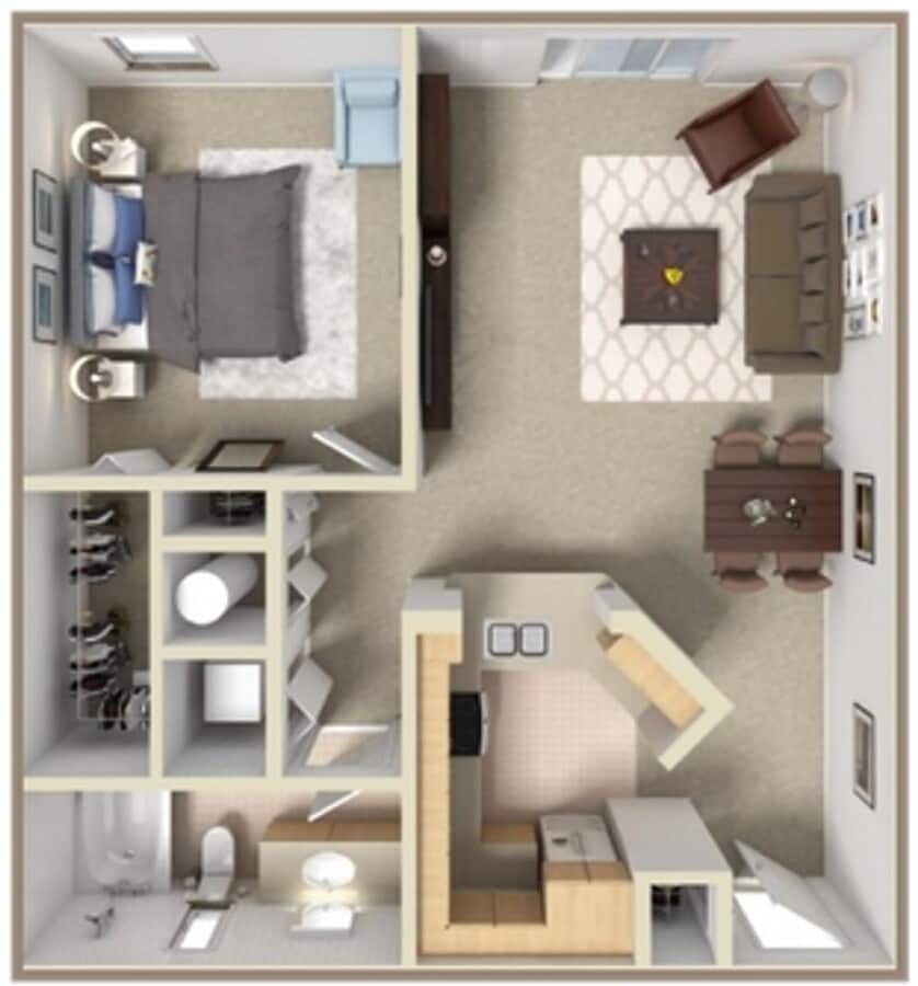Beautiful 1/1 Ready For Move In !!! - Beautiful 1/1 Ready For Move In !!! Apartment Unit 1971-104