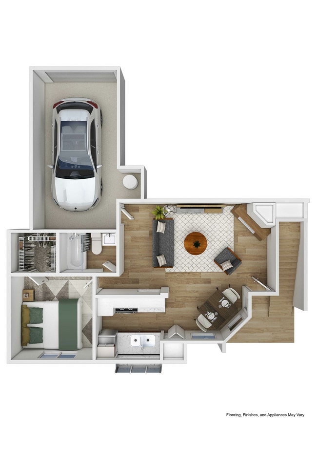 Copper Point, 1 habitación, 1 baño, planta baja