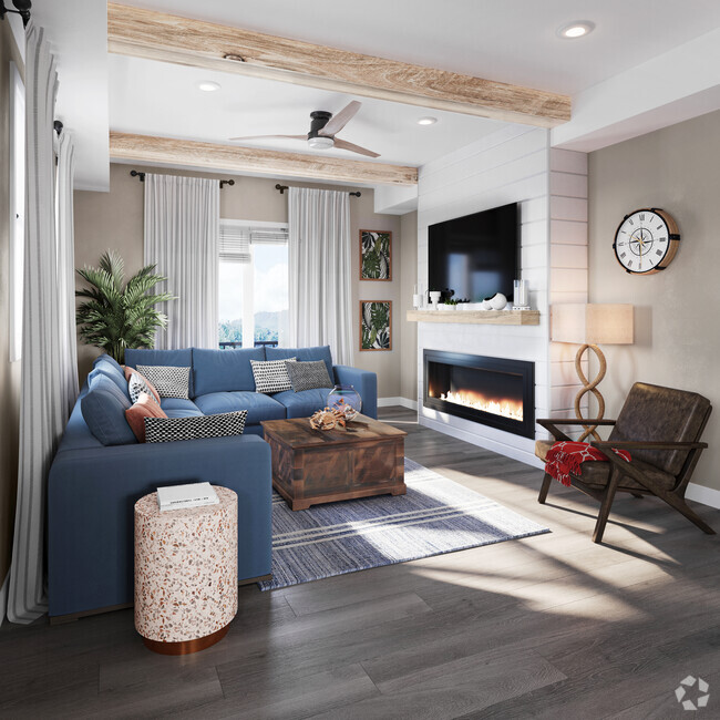 Living Room | Seaside Village - 12808 Briny Ln Rental