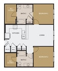 B1 floor plan Broadstone Oliver