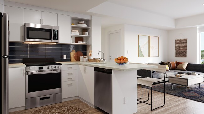 Kitchen - Parkway Lofts - Student Living