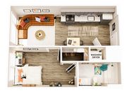 1 Bedroom 1 Bathroom A1