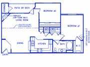 2BR/1BA