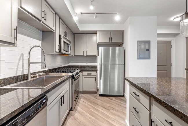 Modern Kitchen at 128 on State Apartments in Kirkland, WA 98033