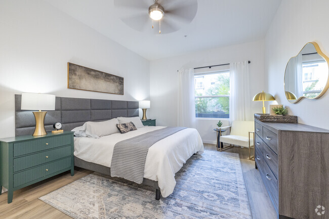 1BR, 1.5BA - 1,080SF - Bedroom