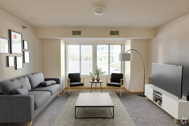 2BR, 2BA - B Living Room - University Village Rental