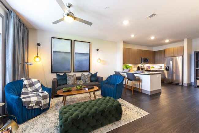 Wood plank style or concrete flooring are featured in all of the homes - Windsor Shepherd Apartments