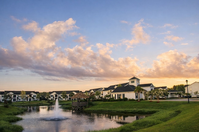 Sunset and Fountain - Sweetwater