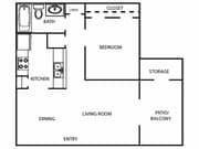 1BR/1BA