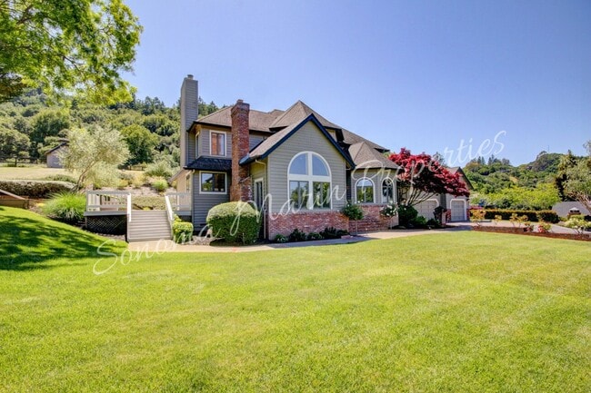 Photo - Panoramic Views from Hillside Custom Home on private drive