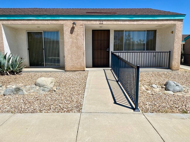 Each unit furnished with patio at bedroom and entry.