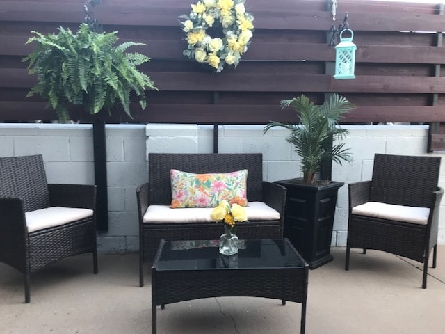 Private Patio - 8301 Comanche Ct NE