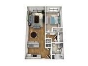 1x1 BROOKSIDE 767 sq.ft