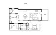 878 Sqft 1 br/1ba