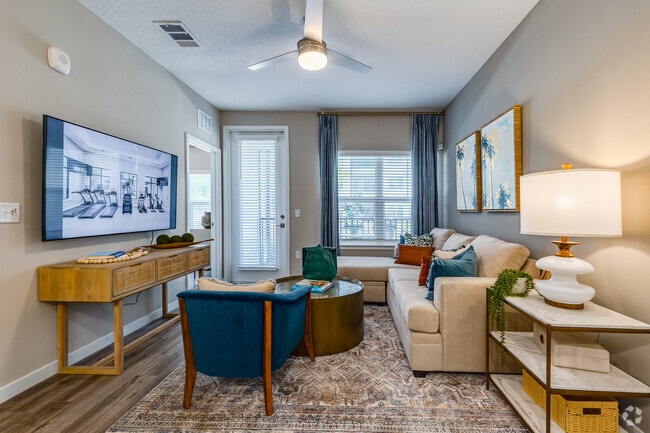 2 BR, 2 BA - 1,200SF - B2 - Living Room - 3030 at Apopka Apartments
