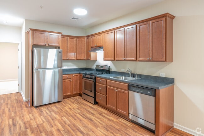 1BR, 1BA - 842SF - Kitchen
