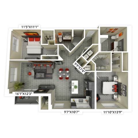 Floor Plan - C8-07