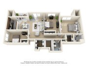 The Adams 3 Bedroom Floor Plan