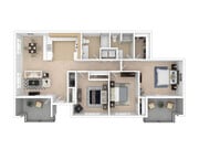 3 bed