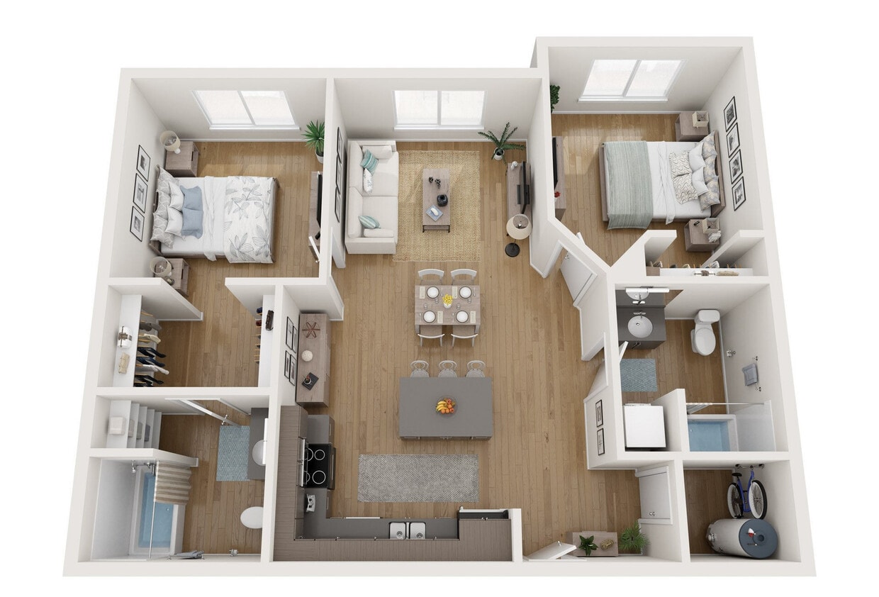 Floor Plan - Two Bedroom