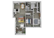 Vista I 3D Floorplan Image
